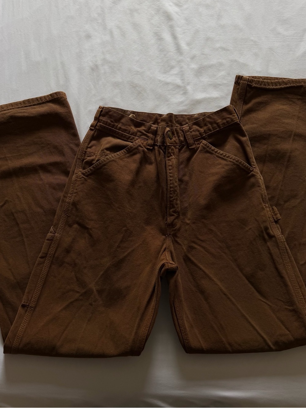 Carhartt Brown Cargo Work Jeans